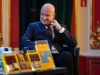 30.11.2024 Szczecin. Dom Kultury 13 Muz. Szczecińskie spotkania literackie 13 Muz: Z górnej półki / eleWator 40 / Roman Ciepliński / Janusz Drzewucki. Fot. Robert Stachnik.
